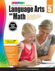 Spectrum Language Arts and Math, Grade 5: Common Core Edition – Paperback – GOOD