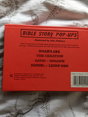 DAVID AND GOLIATH Bible Story Pop Up Book John Patience 3D Kids