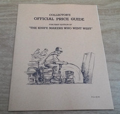 The Knife Makers Who Went West Harvey Platts 1978 1st Edition + Price Guide