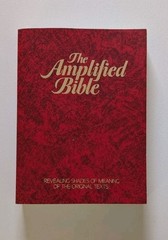 The Amplified Bible Giant Print Lockman Foundation Large Easy to Read AMP Bible