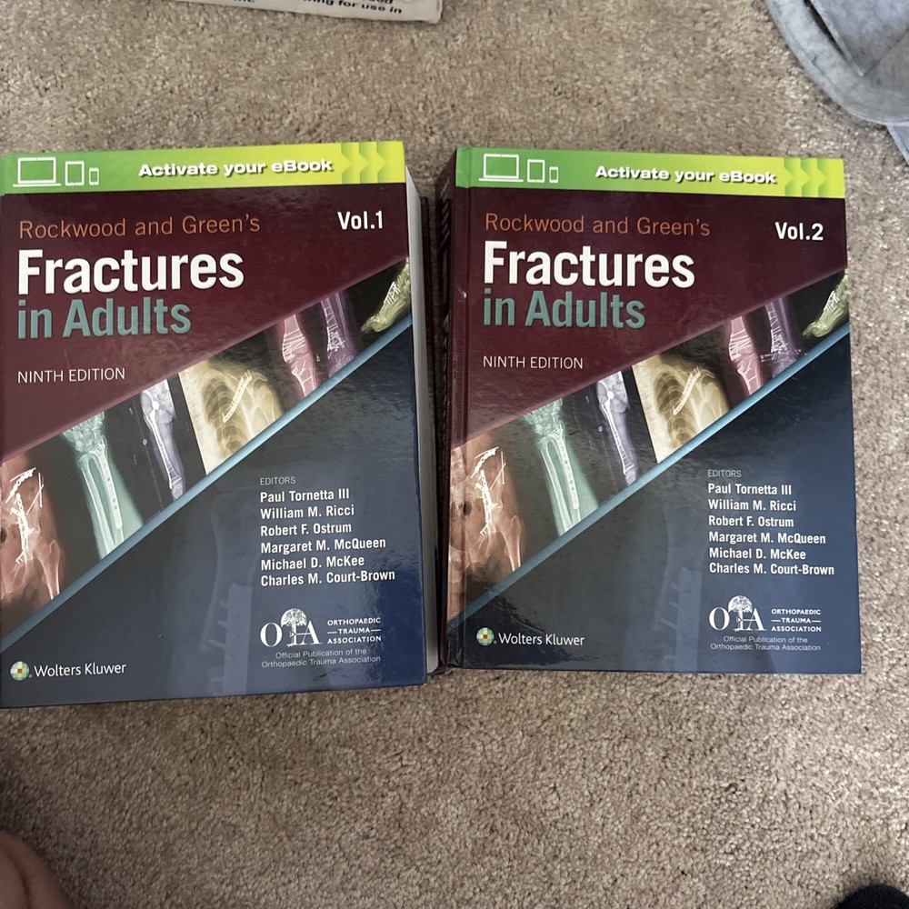 Rockwood and Green’s Fractures in Adults by William Ricci (2019, Quantity Pack)
