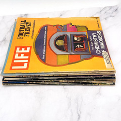 Saturday Evening Post Vintage 60’s 70’s Magazines Sports Animals Nature Lot of 8