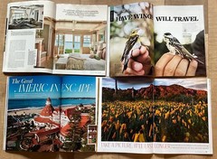 10X Random Selection Magazines Junk Journal Collage Crafting Home Travel Nature