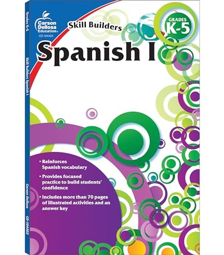 Spanish I: Grades K-5 (Skill Bui… by Carson-Dellosa Publi Paperback / softback