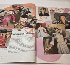 Ladies Home Journal Mag Feb. 1942 40s Fashions Full Color Ads Beauty Recipes