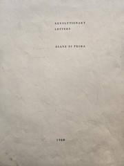 Original 1968 Diane Di Prima REVOLUTIONARY LETTERS 34 Poems Folio 8.5″ x 14″
