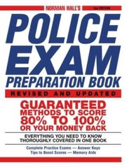 Norman Hall’s Police Exam Preparation Book – Paperback By Hall, Norman – GOOD