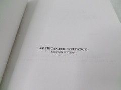 American Jurisprudence 2d 1994 State & Federal 2nd Ed Vol 1 w/ 1998 Supplement