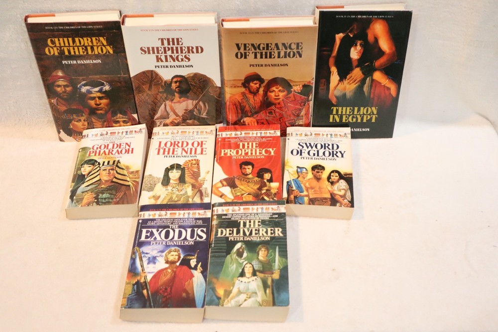 lot of 10 Children of The Lion books Peter Danielson paperback hardcover 1-10
