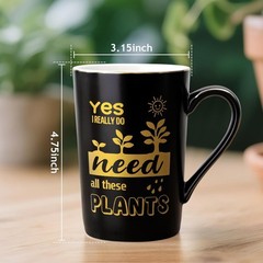 Stylish Plant Lover Mug Set 14oz