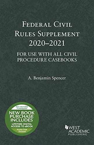 Federal Civil Rules Supplement, – Paperback, by Spencer A. – Very Good
