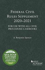 Federal Civil Rules Supplement, – Paperback, by Spencer A. – Very Good