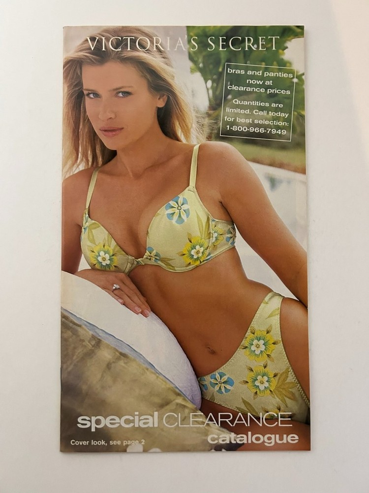 Victoria’s Secret Special Clearance Catalogue Lingerie Bras Panties 2000s