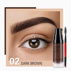 SACE LADY 3D Eyebrow Gel Long Lasting 24 0.2 Fl Oz (Pack of 1), 02 DARK BROWN