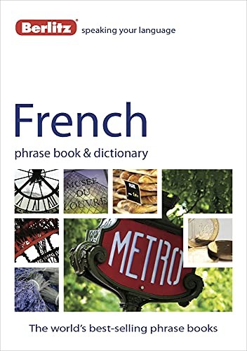 Berlitz French Phrase Book Dictionary – Paperback – VERY GOOD