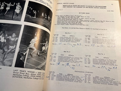 4 Wanamaker Millrose Athletic Games Madison Square Garden Programs 1951-1960