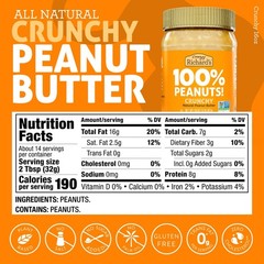 Crazy Richard’s 100% All-Natural Vegan Creamy & Crunchy 32 Ounce (Pack of 1)