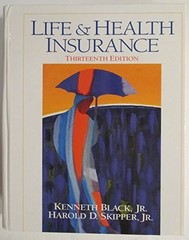 Life and Health Insurance by Black Jr., Kenneth Hardback Book The Fast Free