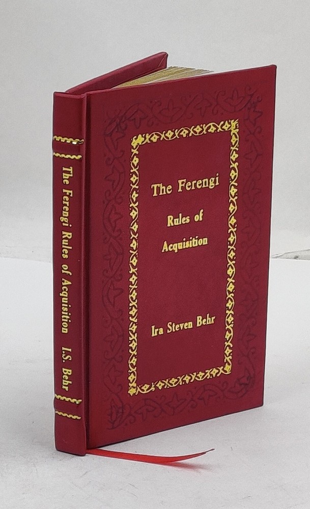 The Star Trek: Deep Space Nine: The Ferengi Rules Of Acq [Premium Leather Bound]