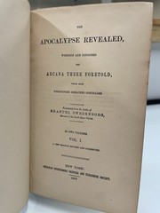 APOCALYPSE REVEALED by Emanuel Swedenborg 1883 Christian Occult Antique Book