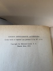 García Lorca Bodas de Sangre 1938 Editorial Losada Buenos Aires First Edition