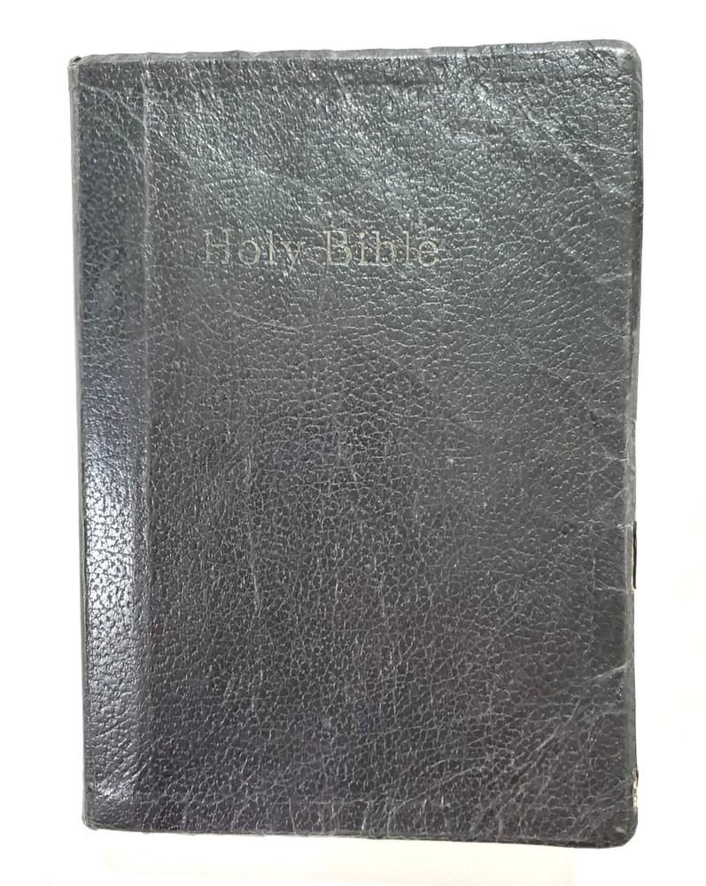 KJV Holy Bible self pronouncing LDS Mormon Red Pages Vintage