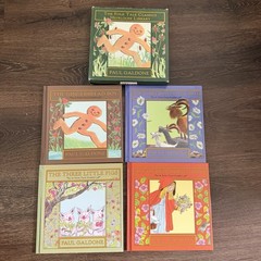 Paul Galdone Folk Tale Classics Heirloom Library Box Set 4 HC HMH
