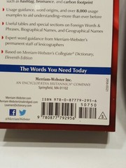 The Merriam-Webster Dictionary New Edition 2016, NEW, SET OF 2