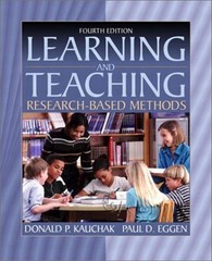 Learning and Teaching : Research-Based Methods Hardcover