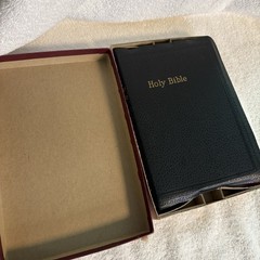 Holy Bible KJV Red Edges Self Pronouncing World Publishing 1950s Vtg BOX Great