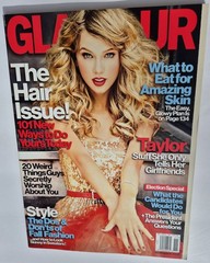 Glamour Magazine November 2012 Taylor Swift No Label Newsstand Red Lips VG+