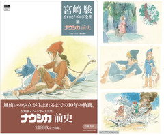 Nausicaa Castle in the Sky Totoro Nausicaa Before the Wind Image Board Set of 4