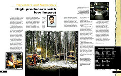 ORIGINAL 1999 CATERPILLAR HEAVY DUTY FORESTRY EQUIPMENT MAGAZINE ~ 16 PAGES