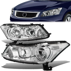 Headlight Assembly Compatible with Honda Accord Sedan 2008-2012 Left Right Headl