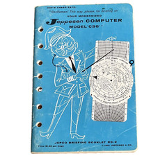 Jepco Briefing Booklet BG-2 1961 Slide Graphic Computer Jeppesen Model CSG