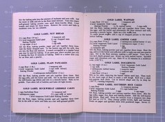 Vintage Gold Label Baking Powder Baking Recipe Book – 16 Pages – B2