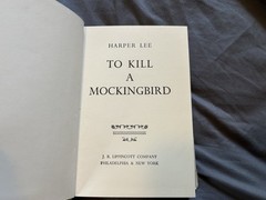To Kill A Mocking Bird Book By Harper Lee 1960 Fourteenth Impression Printing