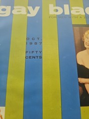 GAY BLADE MAGAZINE Oct 1957. 71 Pages.