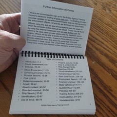 2024 Quick Reference Legal Guide Police Stops Questioning Search Arrest ID Force