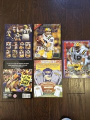2003 LSU Tigers Football National Champions, Sugar Bowl Media Guide Lot Of 5