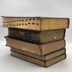 Lot Of 5 Bibles: NASB, New American, NAB, Nave’s Topical, Hurlbut Hardcover