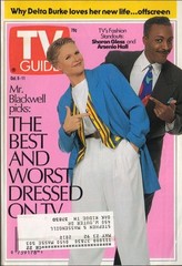 Sharron Gless / Arsenio Hall – TV Guide Magazine 1991