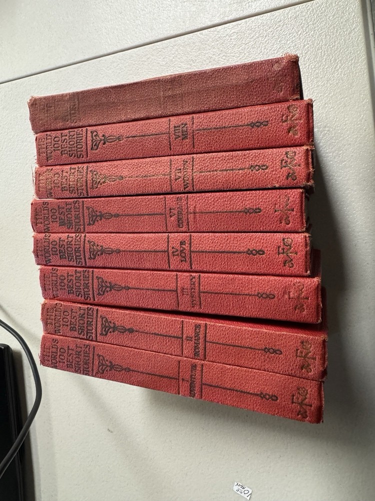 Vintage 1927 The World’s 100 Best Short Stories Funk & Wagnalls V1,2,3,4,6,7,8,9