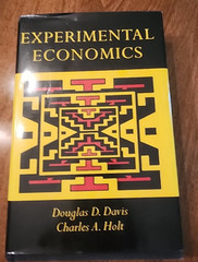 Experimental Economics Hardcover Charles A., Holt and Douglas D. Davis