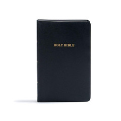 KJV Bible Black Imitation Leather, KJV Holy Bible, Red Letter Easy-To-Read Bible