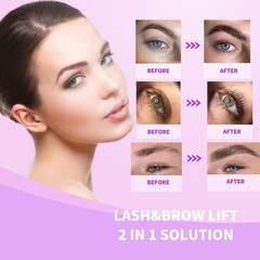 Lash Lift Kit Brow Lamination 2 in 1 0 Fl Oz (Pack of 1000), Black