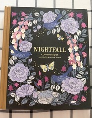 Nightfall Maria Trolle Hardcover Adult Coloring Book Excellent Condition