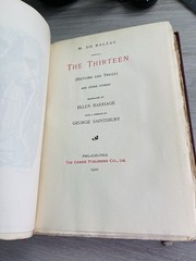 Rare 1900 Balzac The Thirteen Illustration France Requited Love Gold Edge France
