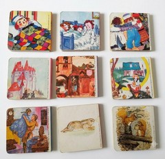 Vintage Chatham River Press Mini Board Books Lot 9 Raggedy Ann Cinderella Bunny