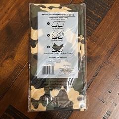 Jumbo Stretchable Fabric Military Camo Bookcover – Books Binders 10.5×11.5 In